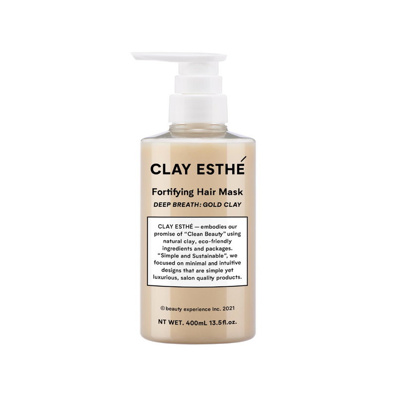 CLAY ESTHE クレイエステ フォーティファイングヘアマスク ゴールドクレイ 400ml