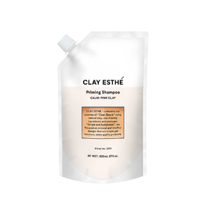 CLAY ESTHE クレイエステ プライミングシャンプー ピンククレイ 800ml