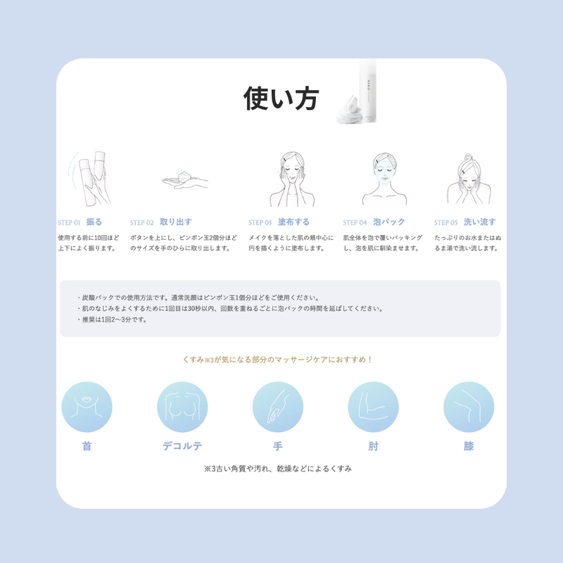 ルリーク NANOスパークリングウォッシュ 180g