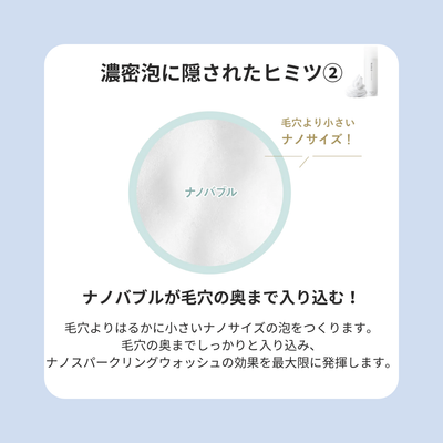 ルリーク NANOスパークリングウォッシュ 180g