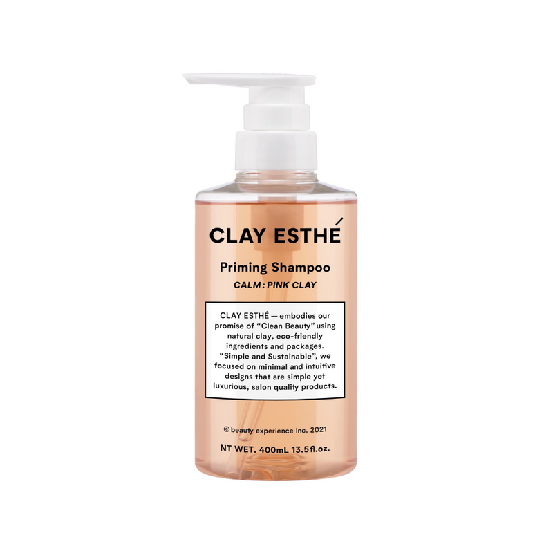 CLAY ESTHE クレイエステ プライミングシャンプー ピンククレイ 400ml