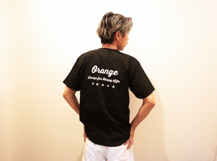 OrangeオリジナルTシャツ Black　Lサイズ