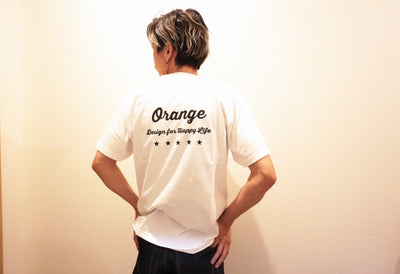 OrangeオリジナルTシャツ White　Lサイズ