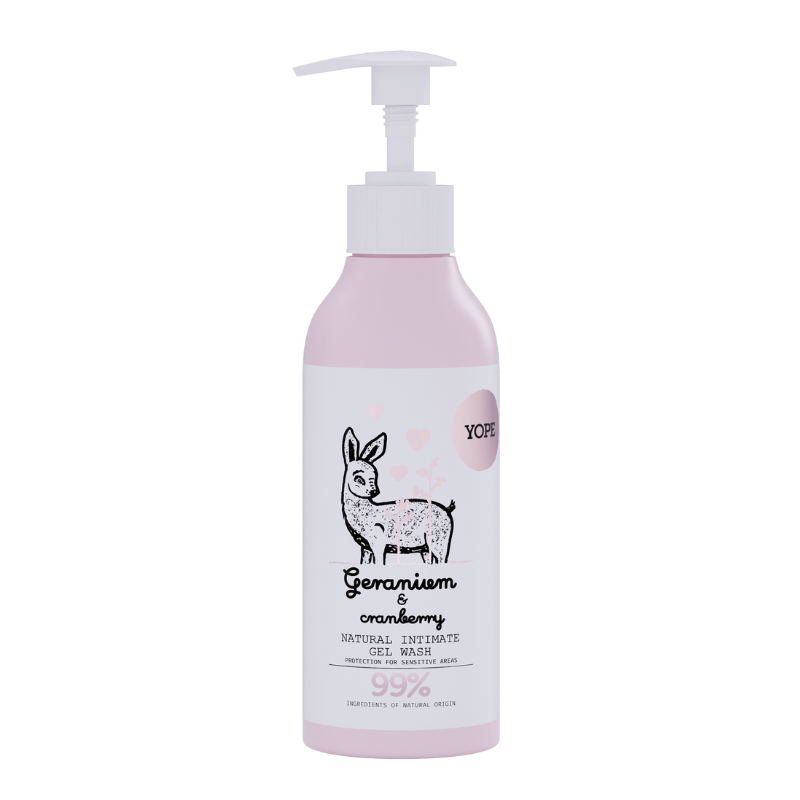 YOPE フェミニンソープ ゼラニウム&クランベリー 300ml